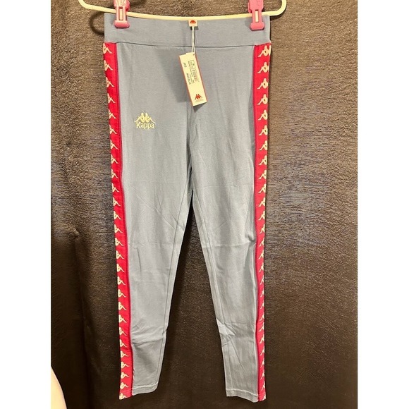 Kappa Pants - Women's kappa joggers‎ Grey with Red border Size Medium